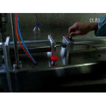 Máquina de enchimento líquida semi-automática para óleo, suco, leite, água mineral